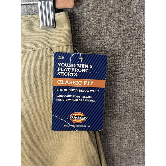 Dickies Young Mens Flat Front Classic Fit Bermuda Chino Shorts Mens Size 32 Tan - Picture 3 of 8